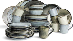 Dutch Rose Organic - Dutch Rose Set 54 Delig Servies Assorti