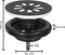 Differnz Afvoerplug - Afvoerstop - Ø 64 mm - Mat zwart