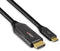 LINDY 43369 - HDMI-kabel USB-C naar HDMI-A - 8K 7680x4320@60Hz - Zwart 3.00 m