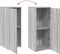 vidaXL - Opbergkast - 40x45x103,5 - cm - bewerkt - hout - grijs - sonoma - eikenkleur
