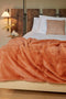In The Mood Collection Bronte Fleece Deken - 200 x 150 cm - Ultiem comfort - Oranje