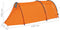 vidaXL Tent 4-persoons grijs en oranje