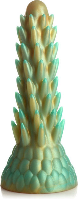 Stegosaurus - Spiky Reptile Silicone Dildo - Green