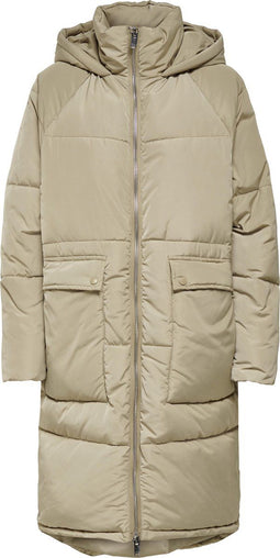 ONLY ONLGABI - OVERSIZED LONG COAT CS OTW - Lange jas met capuchon en klepzakken - Maat XL