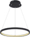 Ralph - LED hanglamp - Ø 38,5cm - Zwart