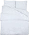 vidaXL - Dekbedovertrekset - lichtgewicht - 135x200 - cm - microvezel - wit