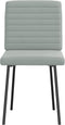 vidaXL - Eetkamerstoelen - 2 - st - fluweel - lichtgrijs