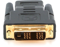 CablExpert A-HDMI-DVI-2 - Adapterstekker HDMI naar DVI - Verguld - Zwart