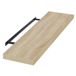 EUGAD 0046QJ Wandplank zwevende wandplank - 80 cm - Sonoma eiken - MDF - max 10 kg