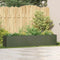vidaXL - Plantenbak - 200x40x40 - cm - koudgewalst - staal - olijfgroen