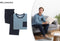 Milanoro - Katoenen pyjama voor heren - Comfortabele fit met elastische tailleband - Zwart/grijs - XXL