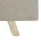 vidaXL - Voetenbank - 120x28x26 - cm - stof - crèmekleurig