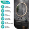 Mirlux Badkamerspiegel - Rond - LED Verlichting Dimbaar - Anti Condens - IP44