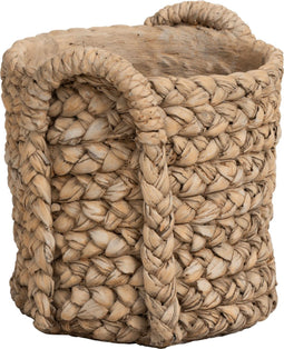 J-Line bloempot Handvaten - keramiek - naturel - medium - Ø 26 cm