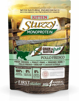 Stuzzy Kitten No Grain Pouch - Kattenvoer - Kip 85 g