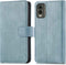 iMoshion Hoesje Geschikt voor Nokia C32 Hoesje Met Pasjeshouder - iMoshion Luxe Bookcase - Lichtblauw