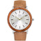 Houten Horloge – Jordaan – Zilver – Zebrano