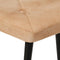 vidaXL Fauteuil met voetensteun canvas crèmekleurig