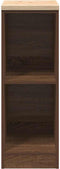 vidaXL - Garagekast - 30x51x85 - cm - massief - grenenhout - bruin - eikenkleurig