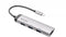 Verbatim USB-C-hub - Multiport Adapter - 4x USB 3.2 Gen 1 poorten - Grijs