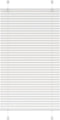 vidaXL - Plissé - rolgordijn - 70x150 - cm - stofbreedte - 69,4 - cm - polyester - wit