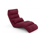 Opvouwbare vloerstoel bordeauxrood 175 x 55 x 20 cm Costway