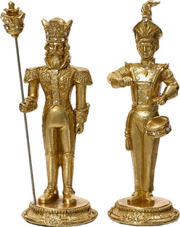 Figuur polyresin l10b10h28c goud a2 kerst