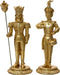 Figuur polyresin l10b10h28c goud a2 kerst