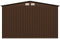 vidaXL - Tuinberging - 257x205x178 - cm - staal - bruin