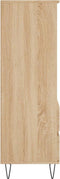 vidaXL - Hoge - kast - 40x36x110 - cm - bewerkt - hout - sonoma - eiken
