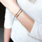 Esprit ESBR00741521 Mini - Armband - Textiel - Groen en goudkleurig - 21 cm