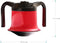 Tuimelbeker - met 2 handvatten en deksel - 250 ml - Rood