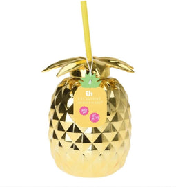 Drinkbeker Gouden Ananas.