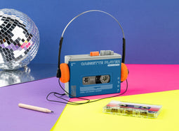 Bluetooth Auto Reverse Cassette Speler - Blauw