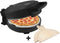 Bestron Turbo Pizzaoven - Elektrische pizzaoven 320°C - Pizzasteen en 2 houten spatels - Matzwart