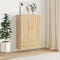 vidaXL - Hoge - kast - 69,5x31x115 - cm - bewerkt - hout - sonoma - eikenkleurig