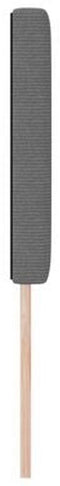 vidaXL - Hoofdbord - Simpel - Design - Lichtgrijs - 140 - cm - Corduroy - Stof