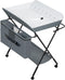 Woltu Opvouwbare Babyverschoontafel - Hoogte Verstelbaar - Grijs 80 x 66 x 103 cm