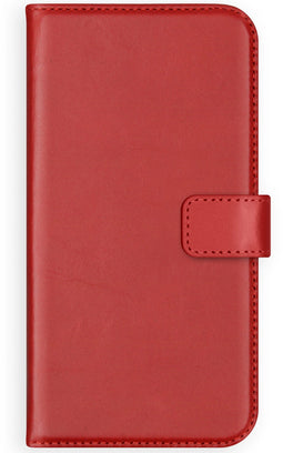 Selencia Galaxy A42 - Echt Lederen Bookcase - 3 Pashouders - Rood