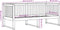 vidaXL - Slaapbank - zonder - matras - 90x190 - cm - massief - grenenhout - wit