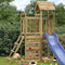 vidaXL Speeltoren met ladder en rotswand 52,5x110,5x214 cm grenenhout