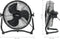 Vloerventilator 3 snelheden 100 W 55 cm zwart