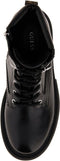 Guess Obetter - Dames Laarzen - Veterboots - Leer - Zwart/Bruin - Maat 38