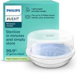 Philips Avent SCF281/02 - Magnetron sterilisator - Steriliseer flessen in 2 min - Wit