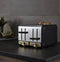Swan Gatsby - 4-Sneden Broodrooster - Variabele bruiningsregeling - Zwart/Goud