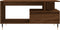 vidaXL - Salontafel - 90x49x45 - cm - bewerkt - hout - bruineiken