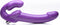 XR Brands - Revolver Thick - Vibrating Strapless Strap-On