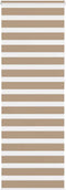 vidaXL - Zebra - Blind - 85x230 - cm - stofbreedte - 80,9 - cm - polyester - zandbruin