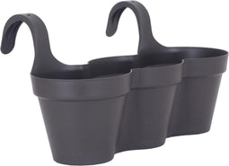Bloempot Artevasi 639343 Antraciet Donker grijs Plastic Cirkelvormig 30,5 x 54 x 28 cm