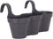 Bloempot Artevasi 639343 Antraciet Donker grijs Plastic Cirkelvormig 30,5 x 54 x 28 cm